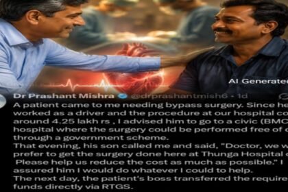 'वह मेरा ड्राइवर नहीं, मेरा सहकर्मी है'—4.25 लाख की सर्जरी और एक वायरल पोस्ट ने इंसानियत की नई मिसाल पेश की