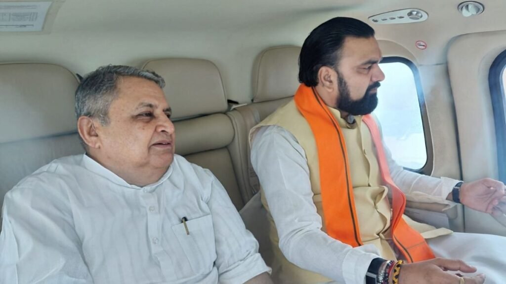 CM Samrat Chaudhary inspecting Gandak Barrage in Valmikinagar after Nepal disaster