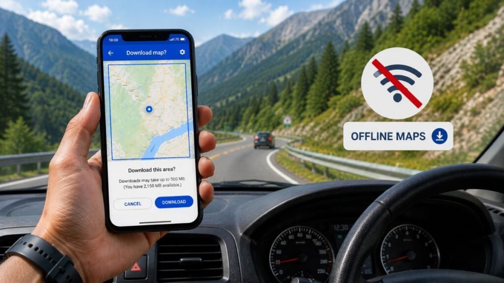 Google Maps इंटरनेट न चले तो Offline Maps भी रखें तैयार