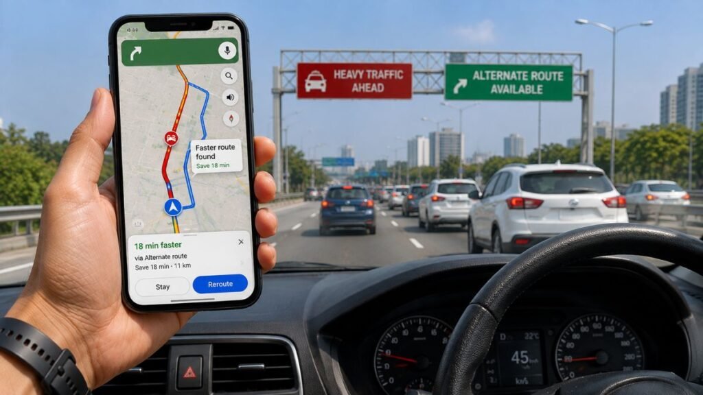 Google Maps टोल और हाईवे से बचने का विकल्प