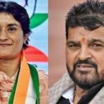 बृजभूषण शरण सिंह को कोर्ट से राहत, फैसले पर भावुक हुईं विनेश फोगाट