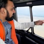गंगा के बढ़ते जलस्तर के बीच बिहार में बाढ़ प्रभावित इलाकों का हवाई सर्वेक्षण