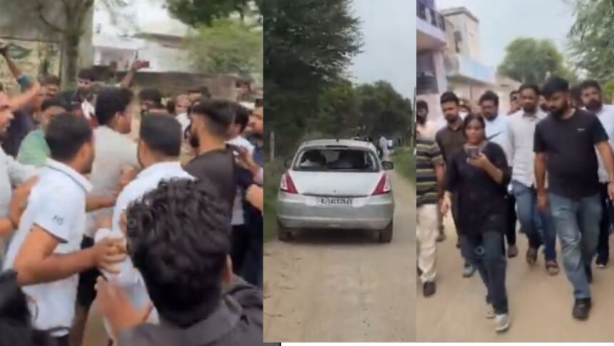 जयपुर के बगरू में CJP कार्यकर्ताओं का सरकारी स्कूल को लेकर विरोध