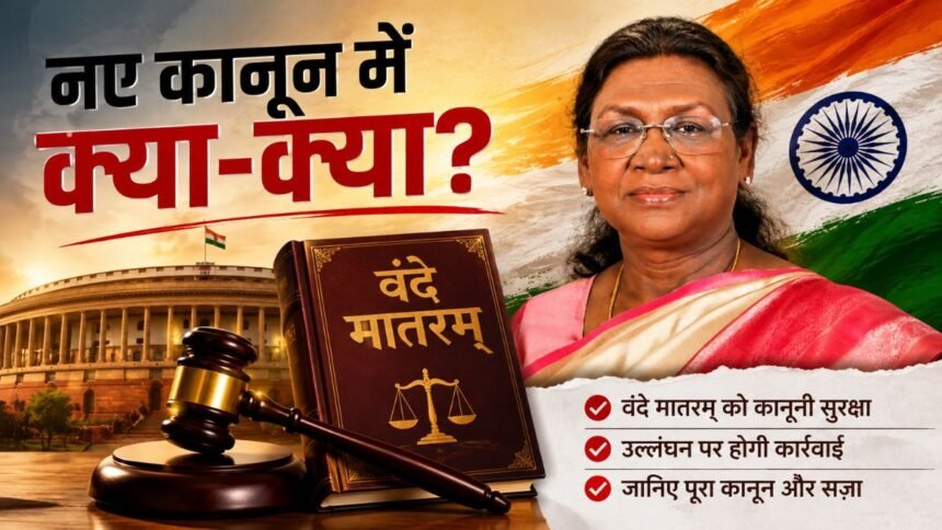 Vande Mataram Law: ‘वंदे मातरम्’ को मिली कानूनी सुरक्षा, राष्ट्रपति मुर्मू ने दी मंजूरी