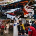 औरंगाबाद जीटी बाइपास पर बस और ट्रक की भीषण टक्कर