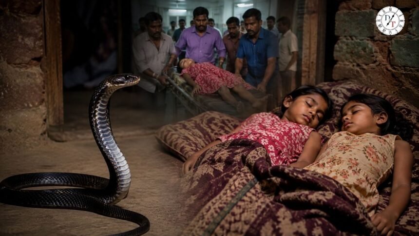 जमुई में करैत सांप के डंसने से दो सगी बहनें घायल, छोटी की मौत