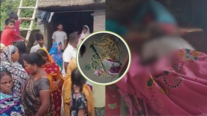 बेगूसराय में जमीन विवाद के बाद युवक की मौत के मामले में जांच करती पुलिस