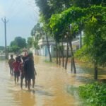 भागलपुर में गंगा का बढ़ता जलस्तर और राघोपुर जमींदारी बांध पर कटाव