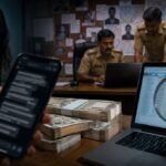 मुंगेर में युवती से 25 लाख रुपये की ब्लैकमेलिंग मामले की जांच करती पुलिस