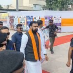 मुख्यमंत्री सम्राट चौधरी थावे मां भवानी मंदिर में पूजा-अर्चना करते हुए
