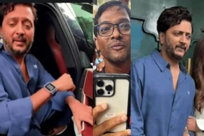 रितेश देशमुख पैपराजी फोटोग्राफर से बच्चों को दिए पैसे वापस करने के लिए ढूंढते हुए