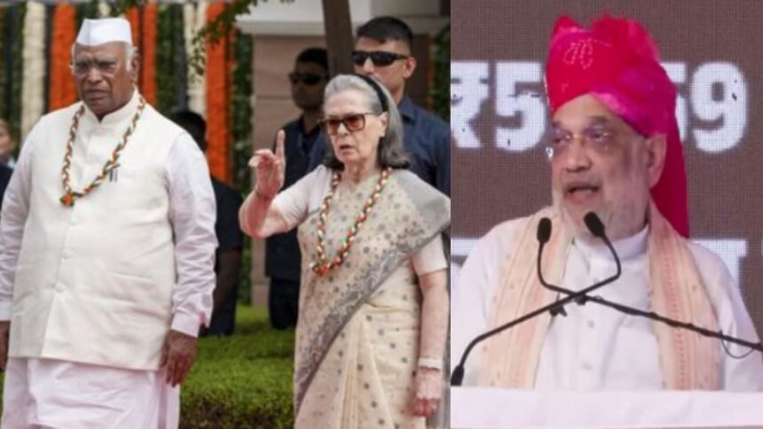 वंदे मातरम् विवाद पर अमित शाह और कांग्रेस के बीच सियासी बयानबाजी