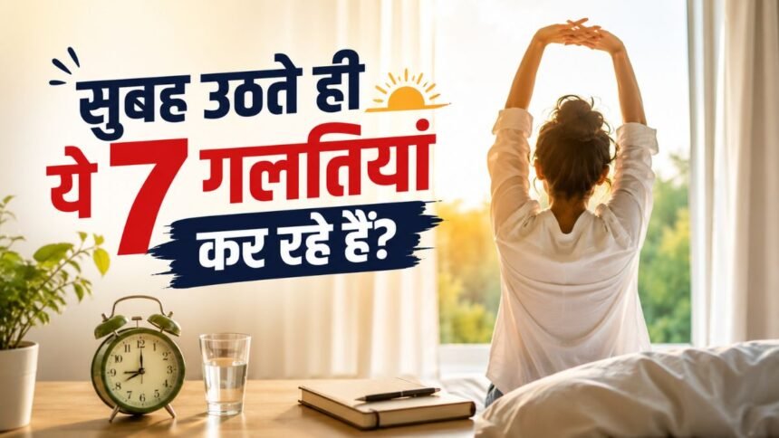 सुबह की healthy routine और अच्छी आदतें