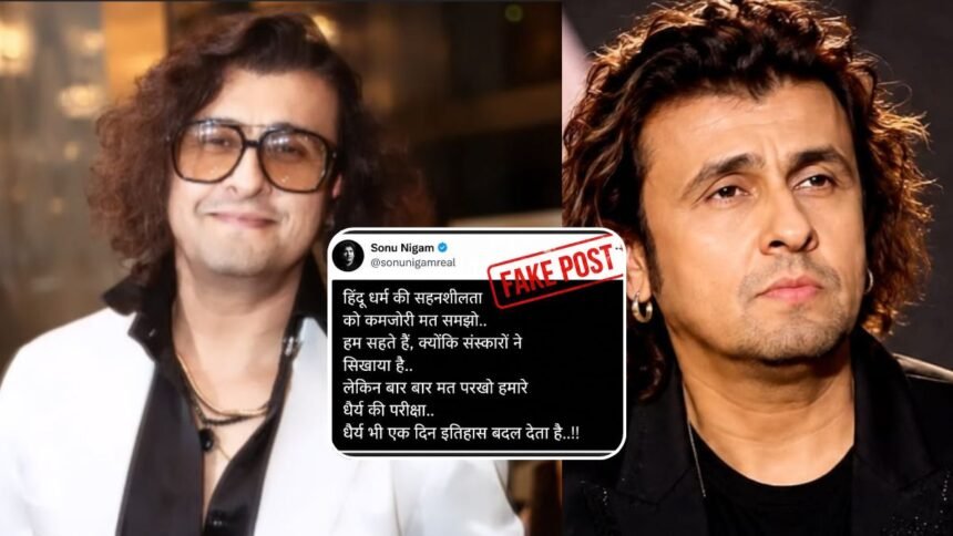 सोनू निगम फेक पोस्ट विवाद और कृति सेनन के रक्षाबंधन विज्ञापन से जुड़ा मामला