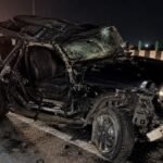 हापुड़ गंगा एक्सप्रेसवे पर थार का भीषण सड़क हादसा