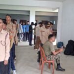 बिहारशरीफ में 38 बिहार बटालियन NCC के CATC-18 शिविर में प्रशिक्षण लेते कैडेट
