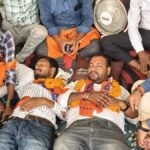 जेपी विश्वविद्यालय में ABVP के अनशन के दौरान छात्र नेता
