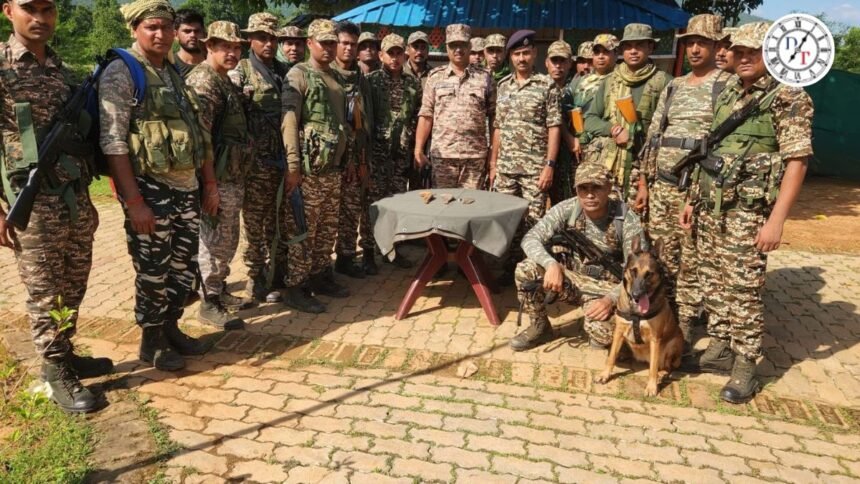 बरहट में CRPF के सर्च ऑपरेशन के दौरान देसी पिस्टल और कारतूस बरामद