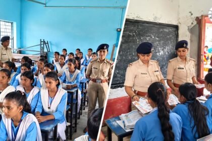 बेगूसराय में ‘पुलिस दीदी’ ने छात्राओं को किया जागरूक