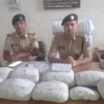 भोजपुर में किराना दुकान से 8.76 किलो गांजा बरामद, दुकानदार गिरफ्तार