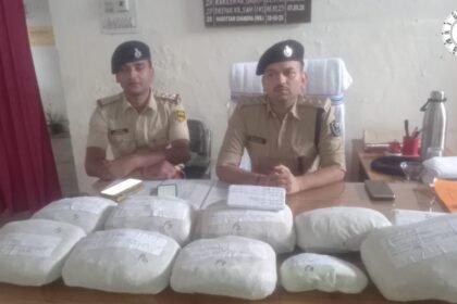 भोजपुर में किराना दुकान से 8.76 किलो गांजा बरामद, दुकानदार गिरफ्तार