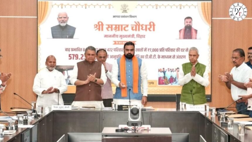 बिहार के बाढ़ प्रभावित परिवारों को 7000 रुपये की राहत राशि