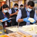 बिहार में खाद्य सुरक्षा विभाग की टीम मिलावटी खाद्य पदार्थों की जांच करते हुए