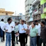 बिहारशरीफ में विकास कार्यों का निरीक्षण
