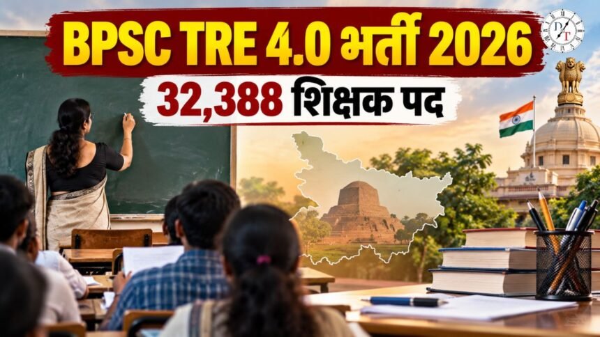 BPSC TRE 4.0 शिक्षक भर्ती 2026 में 32388 पद