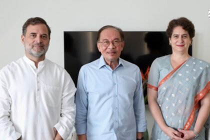 BRICS Summit 2026 के दौरान अनवर इब्राहिम और राहुल गांधी की मुलाकात
