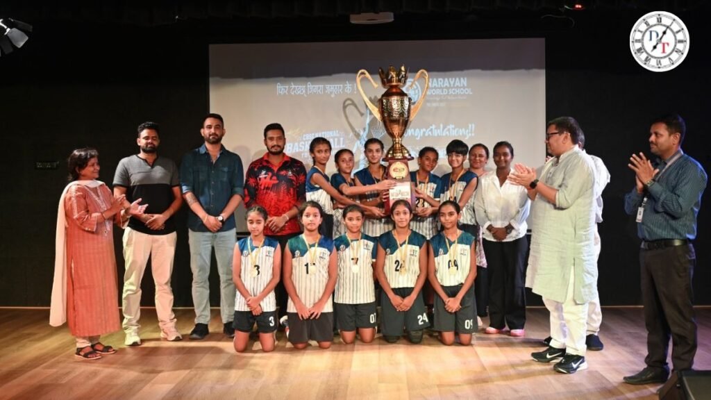 सीबीएसई राष्ट्रीय बालिका बास्केटबॉल टूर्नामेंट में विजेता ITM ग्लोबल स्कूल ग्वालियर