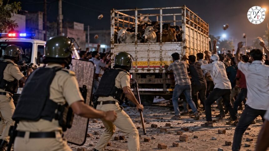 दाउदनगर में पुलिस टीम पर पथराव और जब्त वाहन छुड़ाने की घटना