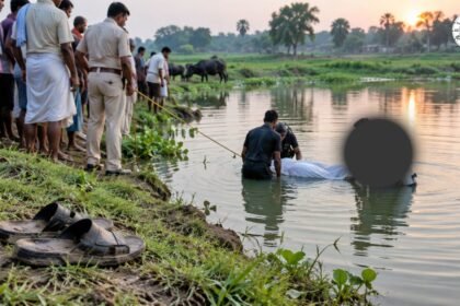 गया के फतेहपुर में आहर में डूबे वृद्ध का शव बरामद
