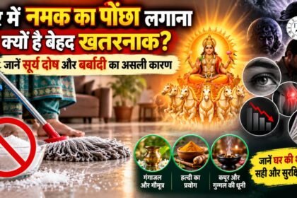 घर में नमक का पोंछा लगाने से सूर्य दोष की ज्योतिषीय मान्यता