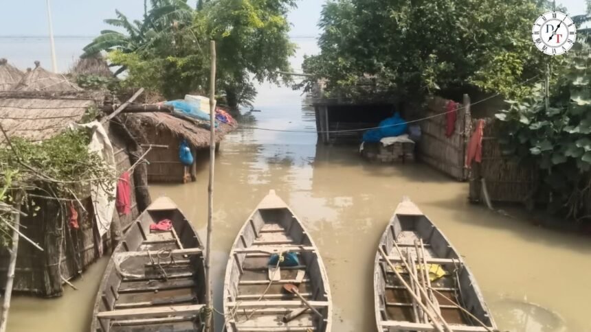 गोपालगंज में गंडक का बांध टूटा