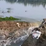 गोपालगंज में सारण तटबंध टूटा
