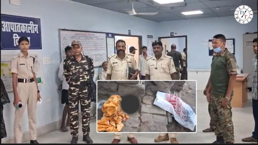 गोपालगंज के आंबेडकर चौक के पास नवजात बच्ची का शव मिलने के बाद पुलिस जांच