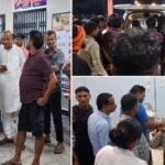 गोपालगंज के एनएच-27 पर स्कार्पियो और बाइक की टक्कर के बाद सड़क हादसा