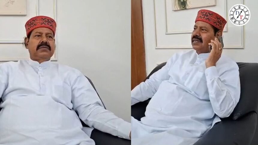 जमुई में मीडिया से बातचीत करते राजद नेता भाई वीरेंद्र