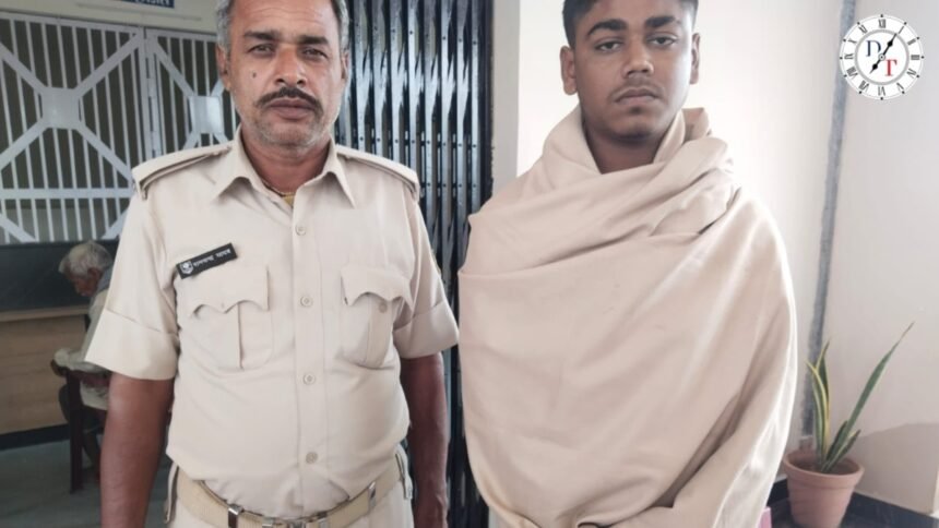जमुई के द्वारपहाड़ी चौक पर वाहन जांच के दौरान देसी कट्टा बरामदगी का मामला