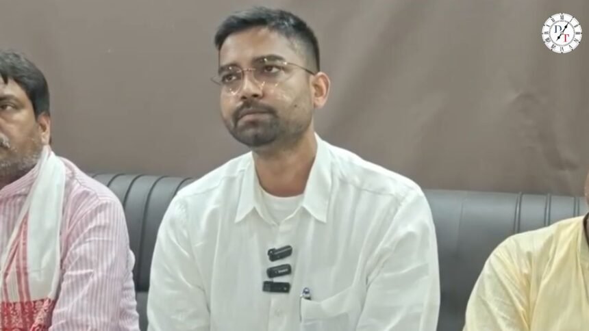 Jamui News : जमुई में पंचायती राज मंत्री दीपक प्रकाश की प्रेस वार्ता