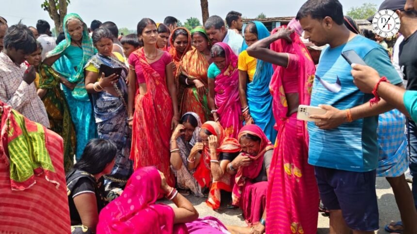 जमुई के सोनदीपी गांव के पास पिकअप की टक्कर से महिला की मौत