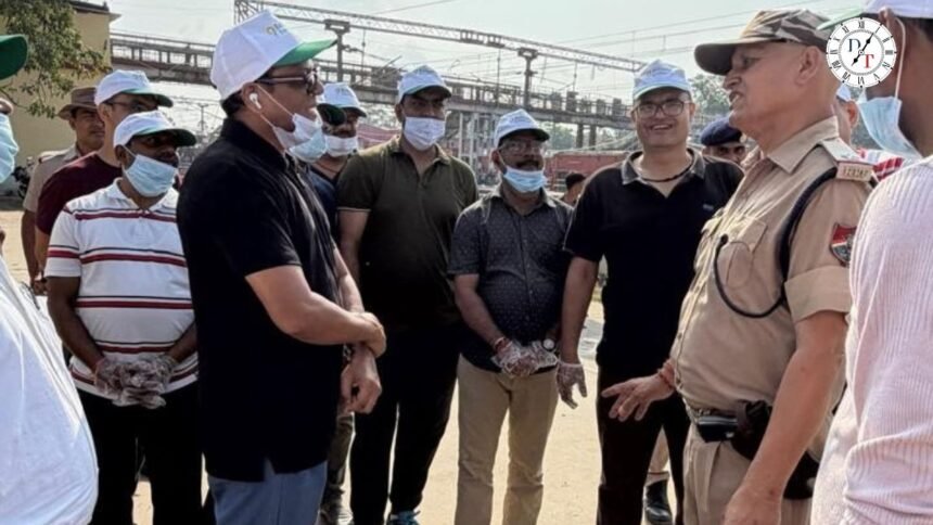 बिहार में जियो कर्मचारियों ने चलाया स्वच्छता अभियान