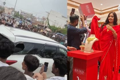 बिहारशरीफ में काजल राघवानी की कार पर पथराव