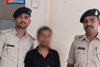 कीनचीनीया पुल के पास देसी कट्टा और कारतूस के साथ युवक गिरफ्तार