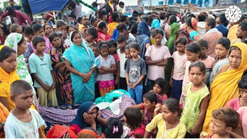 लखीसराय के नवाबगंज में बच्ची की मौत के बाद NH-80 पर सड़क जाम