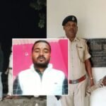 मधेपुरा के पुरैनी में विक्की मेहता हत्याकांड के बाद जांच करती पुलिस