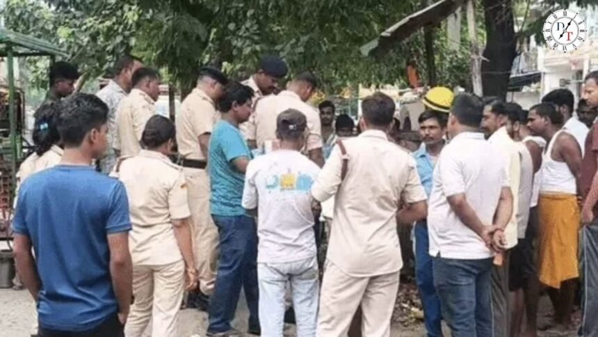 बिहारशरीफ के मेहरपर में जमीन से उठती आग की लपटें