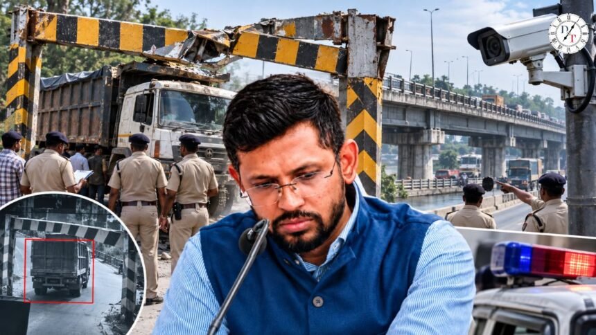 मुजफ्फरपुर दादर ब्रिज पर हाईट बैरियर और CCTV निगरानी