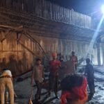 मुजफ्फरपुर NH-27 पर निर्माणाधीन फ्लाईओवर की शटरिंग गिरने की घटना